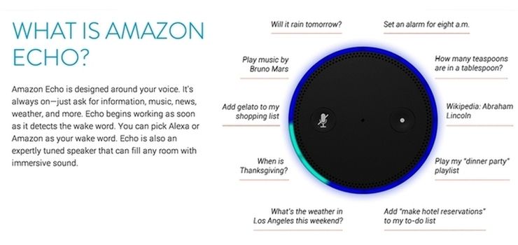 What is Amazon Echo? summary by www.adknowledge.com