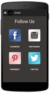 CycleWard App: Follow Us page