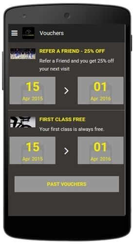 CycleWard App - Voucher page