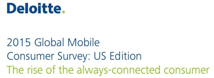 Deloitte publishes 2015 Global Mobile Consumer Survey. Cover screenshot