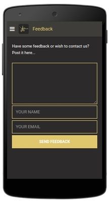 Feedback page