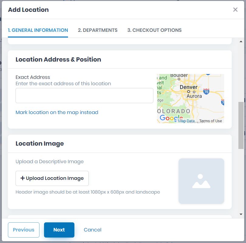 How to Create the Locations Page for your App