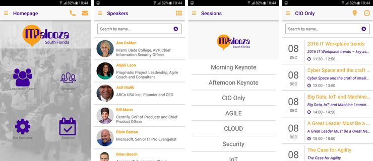 ITPalooza - an official event app for the premier IT event in South Florida
