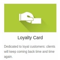 Loyalty Card feature: easiest way to build a loyalty program with no additional costs